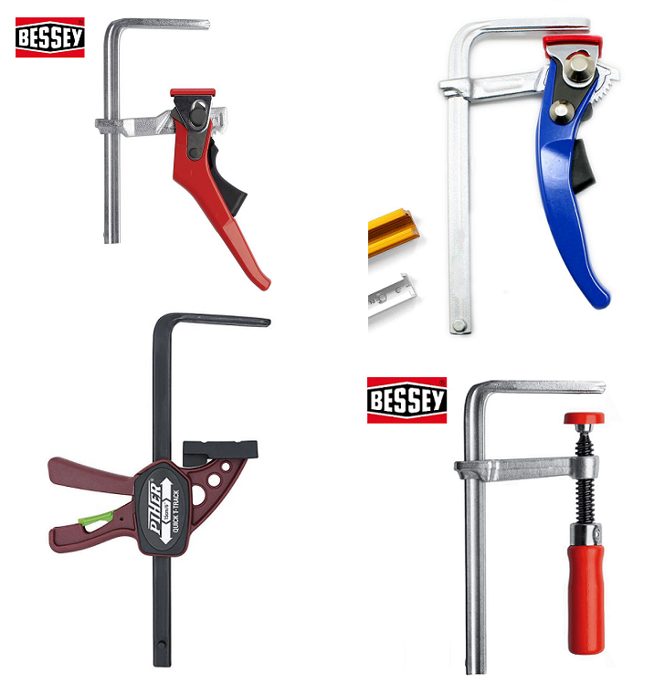 Set 2 Morsetti M8 Per Guide A T - Sgancio Rapido, In Lega Alluminio, Per Lavorazione Legno E Metall - Foto 8